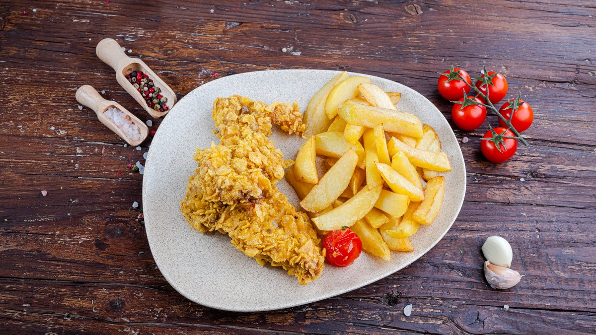 Crispy strips cu cartofi prăjiți