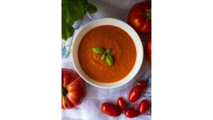 Supă crema de roșii cu orez